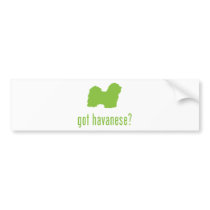 Havanese bumper stickers by Pawdboy Havanese bumper stickers