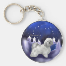 Havanese Christmas Gifts Keychains