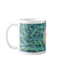 Havanese on Turquoise Water Mugs