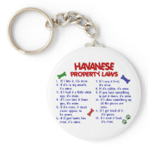 HAVANESE Property Laws 2 Keychains