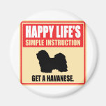Havanese Refrigerator Magnets