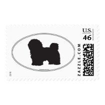 Havanese Silhouette Stamps