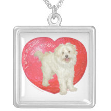 Havanese / Westie Mix Valentine's Day Pendant