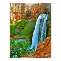 Havasu Falls Canyon Post Card