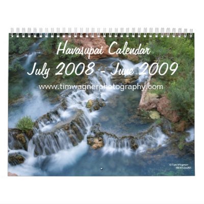 Havasupai July '08 - June '09 Calendar by just4twags