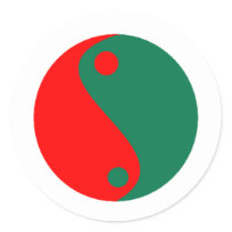 HAVE A BALANCED CHRISTMAS - Holiday stickers