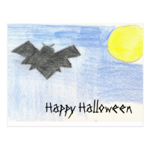 Have a Batty Halloween Post Cards