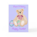 Have A Beary Happy Easter Card (Blank) by fuzzbuttcafe Have A Beary Happy Easter Card (Blank)