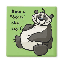 Have a beary nice day magnets by missprimus Have a beary nice day magnets