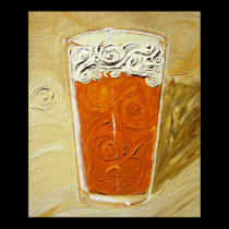 Have a Beer! - Acrylic Painting posters