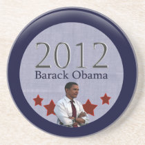 Have a drink on Obama 2012 coasters