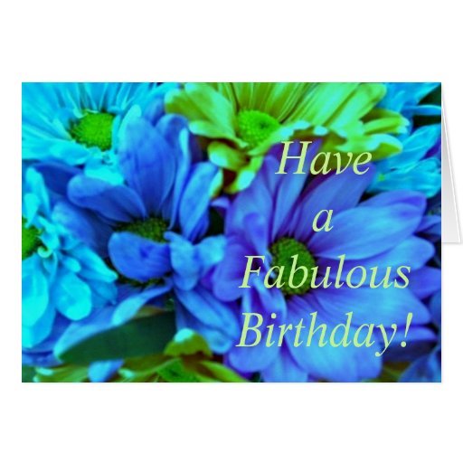 Have a Fabulous Birthday! Stationery Note Card Zazzle