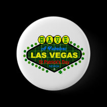 Have A Fabulous Las Vegas St Patrick's Day Button buttons