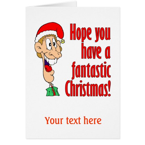 Have a fantastic, funny, merry Christmas. Nerd! Card | Zazzle