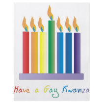 Have a Gay Kwanza flyers