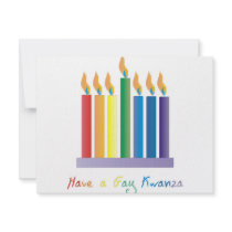 Have a Gay Kwanza invitations
