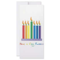 Have a Gay Kwanza Personalized Rack Card