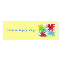 Have a happy day...spiral pinwheels gift card profile cards