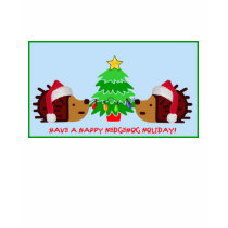 HAVE A HAPPY HEDGEHOG HOLIDAY! t-shirts