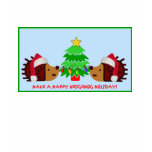 HAVE A HAPPY HEDGEHOG HOLIDAY! T SHIRTS
