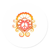 have a heart /henna sunburst stickers by BambiW have a heart /henna sunburst stickers