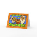 have a hoot on halloween cards