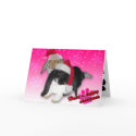 Have A Hoppy Christmas - Rabbit Xmas Card