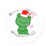 Have a Hoppy Christmas! stickers