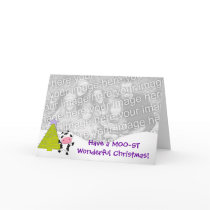 Have a MOO-ST Wonderful Christmas! cards by samack Have a MOO-ST Wonderful Christmas! cards
