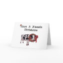 Have A Moooie Christmas Cow Card