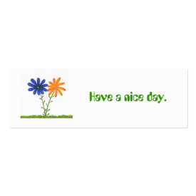 Have a nice day, gift, give away cards profilecard