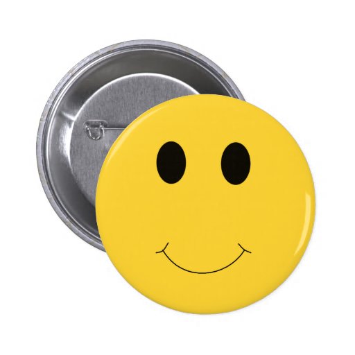 Have A Nice Day Yellow Smile Face Button Favor