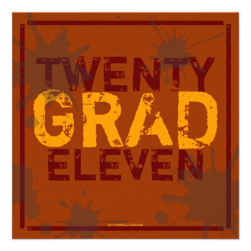 Have a Party Grunge Graduation Party Invitation
