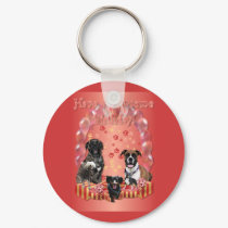Have a Pawsome Birthday keychains