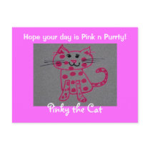 Have a pink n purrty day post cards