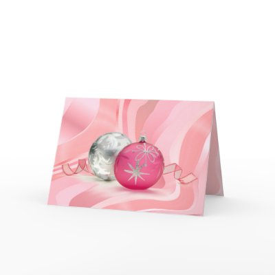 HAVE A PINK PINK CHRISTMAS by SHARON SHARPE Greeting Cards by sharonsharpe