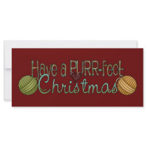 Have A Purrfect Christmas Rack Card