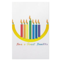 Have a Queer Chanukah stationery