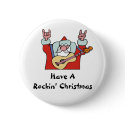 Have A Rockin' Christmas buttons by MishMoshTees Have A Rockin' Christmas buttons