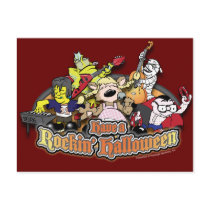 Have a Rockin' Halloween postcards