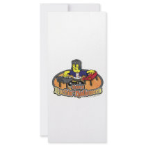 Have a Rockin' Halloween Rack Card Design