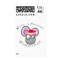 Have a Squeaky Christmas! Postage Stamps