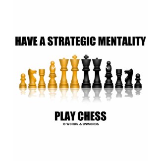 Have A Strategic Mentality Play Chess shirt