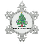 have a techy christmas funny geek design ornaments