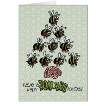 Have a very Zom-Bee Holiday cards