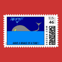 Have a whale of a time ! postage