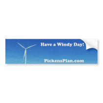 Have a Windy Day!  PP Bumper Sticker bumper stickers
