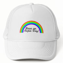 Have An Aspie Day (Rainbow) hats