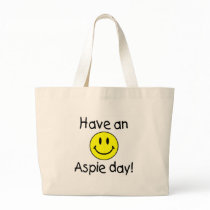 Have An Aspie Day (Smiley) bags