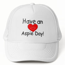 Have An Aspie Day (Smiley Hrt) hats